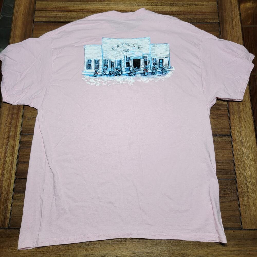 Gruene Hall Pink Tee "Texas' Oldest Dance Hall" - Size  XL
